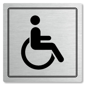 Piktogram WC invalidé